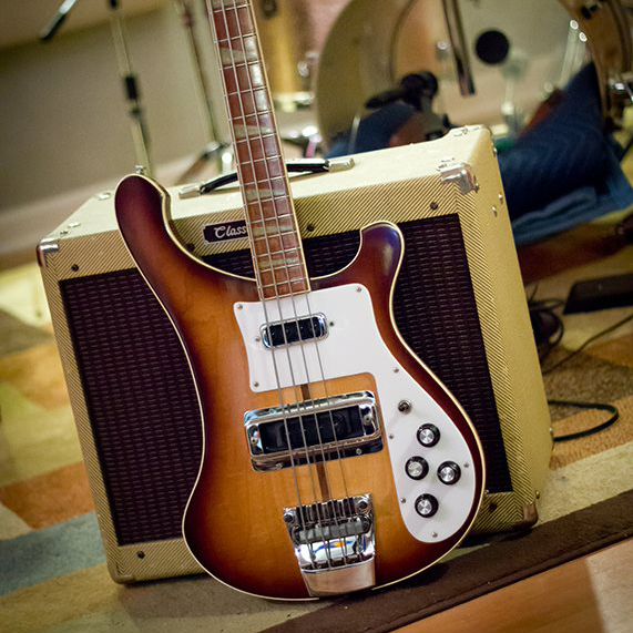 Album cover for other session work featuring a mid-1980s Rickenbacker 4001 bass